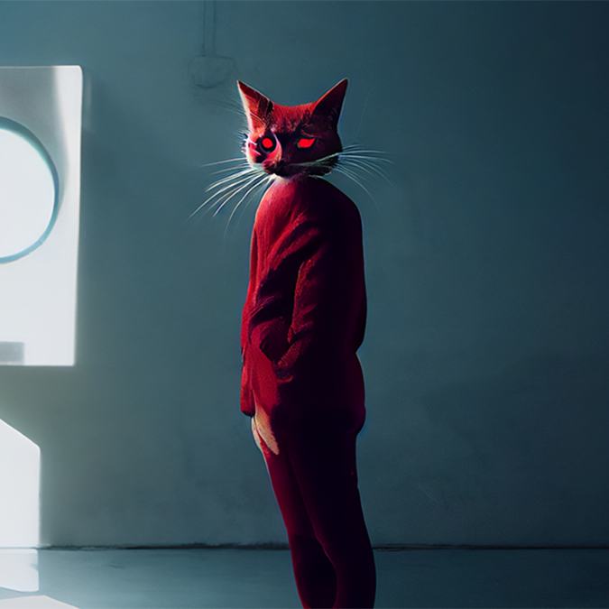 Image for Red Cat Series, Abstract Character Development with Artificial Intelligence