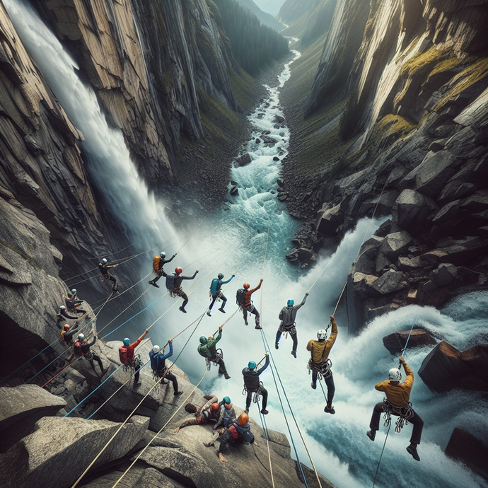 Conquering the Cascade: Rappelling into the Heart of Adventure