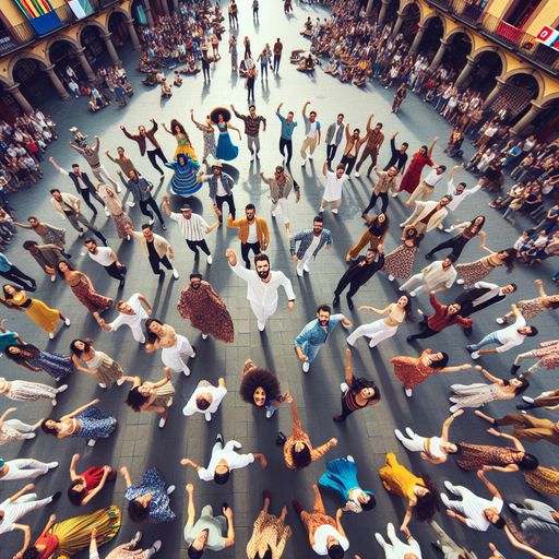 A Symphony of Movement: Joyful Dance in the Square