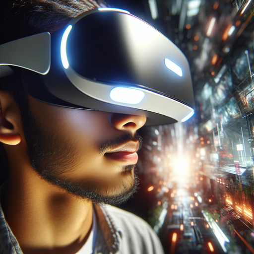 Lost in the Neon Glow: A Man’s Journey into the Virtual World