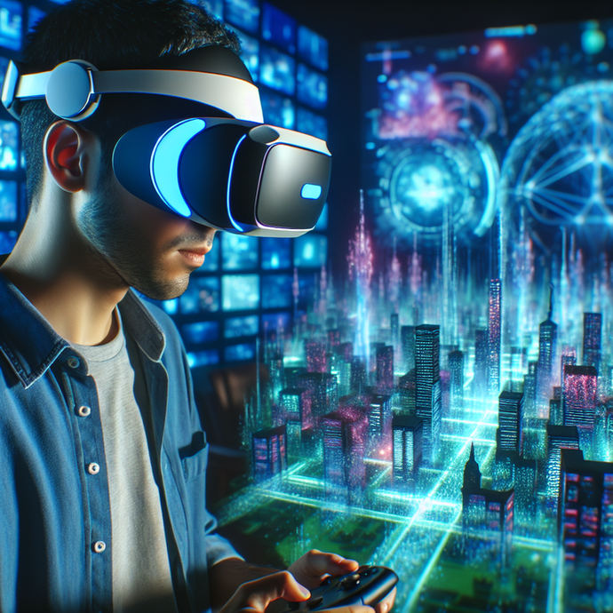 Lost in the Digital Tapestry: A Glimpse into a Futuristic VR World