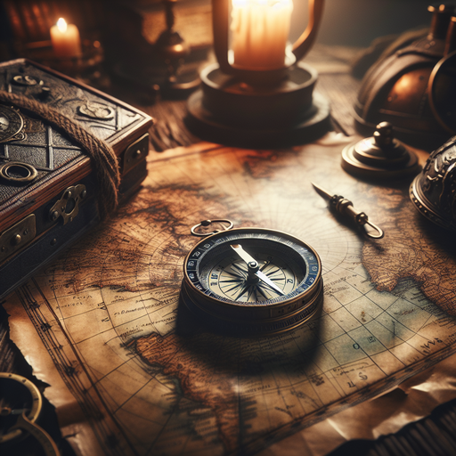 Unveiling the Secrets of the Past: A Vintage Compass Beckons Adventure