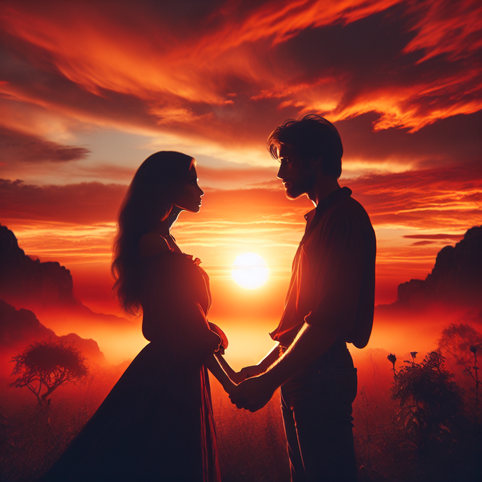 Silhouettes and Sunset Hues: A Romantic Escape