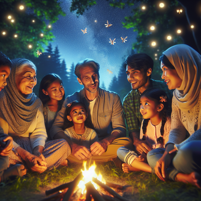 Firelight and Firefly Magic: A Family’s Night Under the Stars