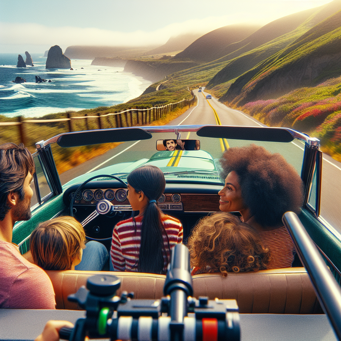 Chasing Sunsets and Memories in a Vintage Convertible