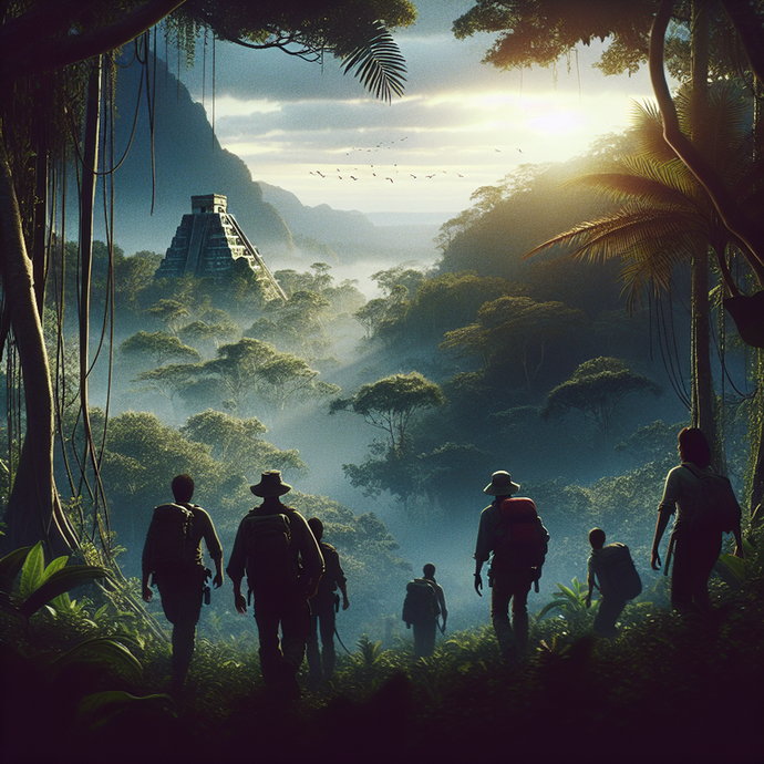 Into the Unknown: Explorers Brave the Jungle’s Twilight