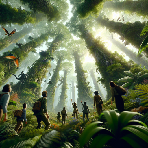 Lost in the Jungle’s Embrace: A Mystical Journey Through Verdant Canopy