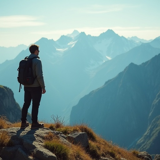 A Moment of Solitude on the Mountaintop