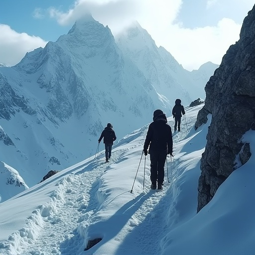 Tiny Hikers Conquer a Majestic Mountain