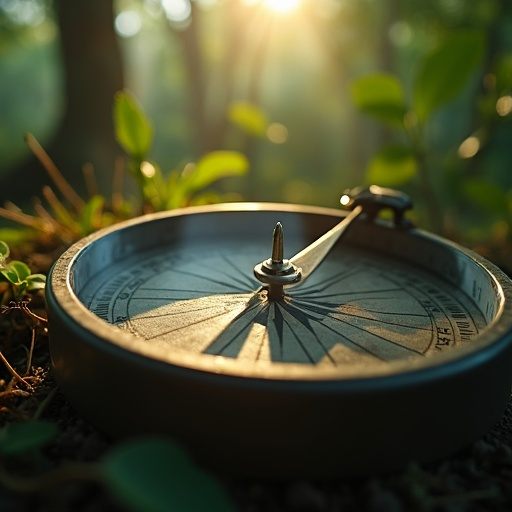 Sunbeams and Secrets: A Compass Lost in Time