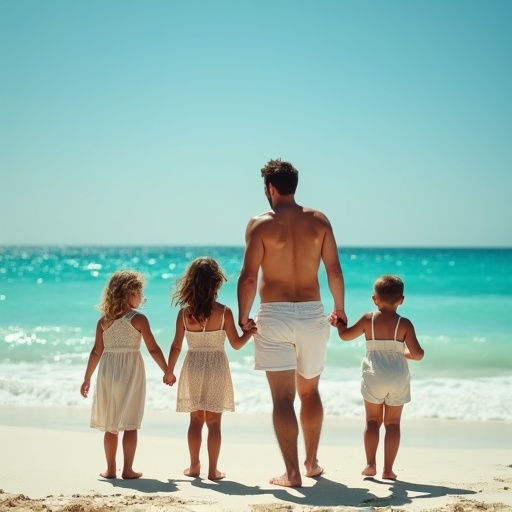 Family Bliss on the Beach