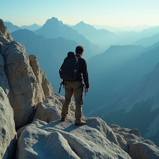 A Moment of Solitude on the Mountaintop