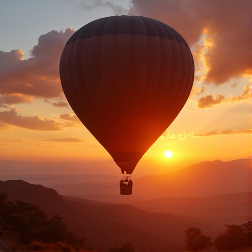 Serene Sunset Flight