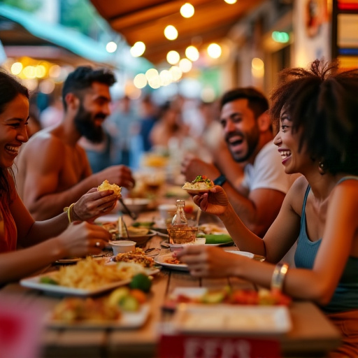 Friends, Food, and Laughter: Capturing the Joy of Shared Moments