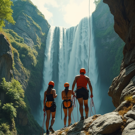 Conquering the Cascade: Awe-Inspiring Waterfall Rappel