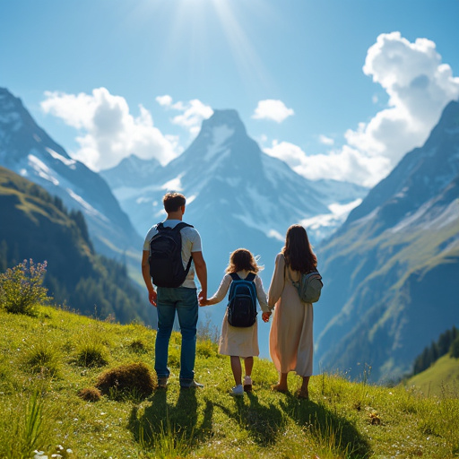 Family Adventure in the Majestic Mountains