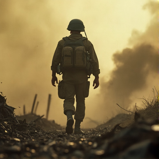 Hope Amidst the Ashes: A Soldier’s Journey Towards the Light