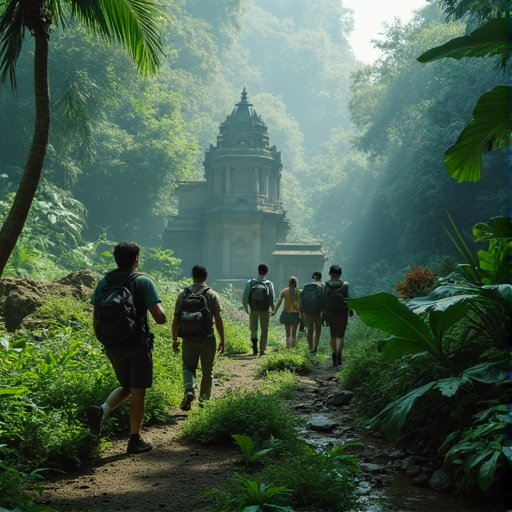 Lost in the Jungle Mist: A Temple Beckons