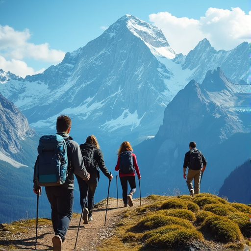 Awe-Inspiring Hike Through Majestic Mountains