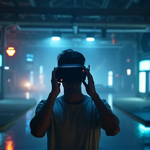 Lost in the Digital Realm: A Glimpse into a Futuristic VR Experience