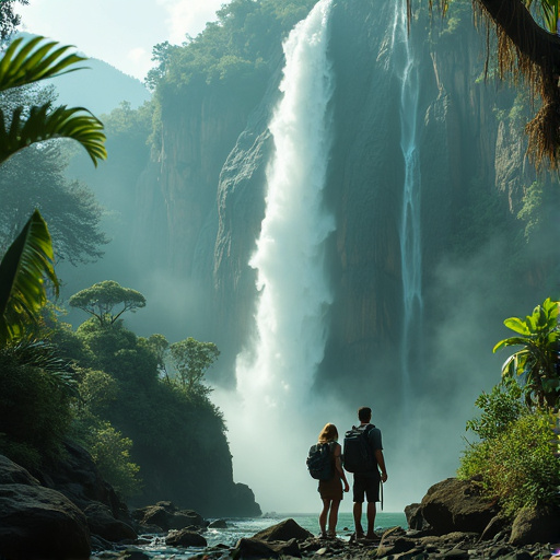 Awe-Inspiring Waterfall: Nature’s Majestic Spectacle