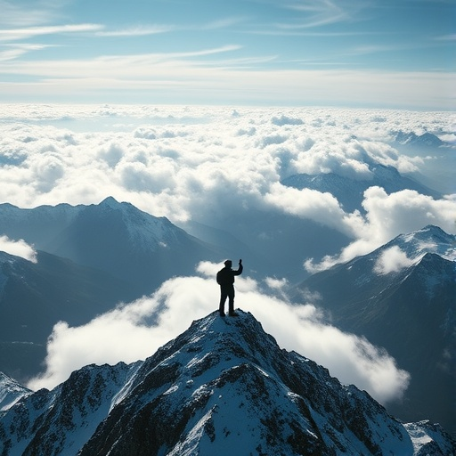 A Moment of Solitude on the Mountaintop