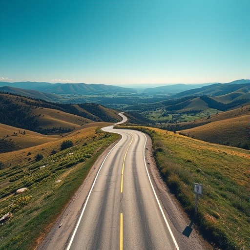 Tranquil Journey Through a Verdant Valley