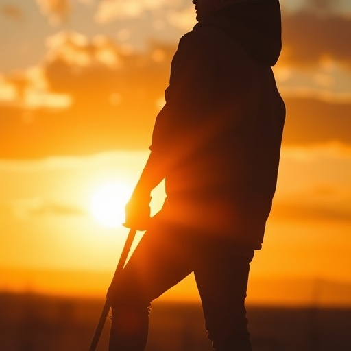 Silhouetted Mystery at Sunset