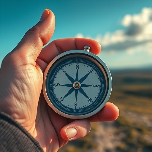 Finding Your Way: A Compass Points Towards Adventure