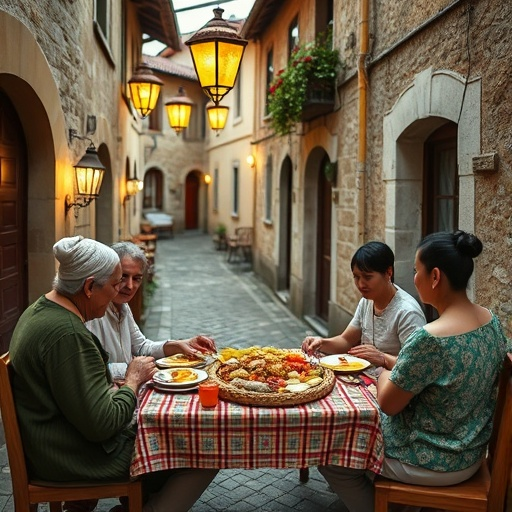 Intimate Gathering in a Cozy Alleyway