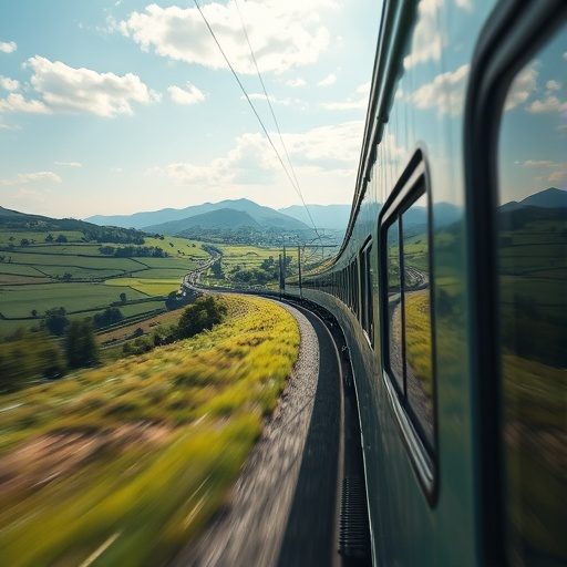 Tranquil Journey Through a Verdant Valley