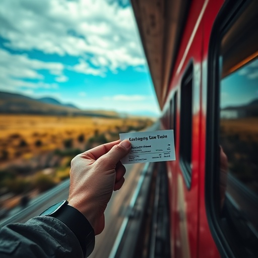 A Ticket to Adventure: Blurred Train, Endless Possibilities