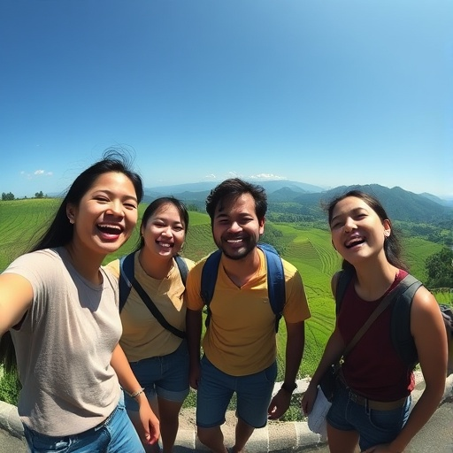 Friends on Top of the World: A Moment of Joy and Adventure