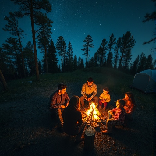 Campfire Nights: Cozy Gatherings Under a Starry Sky