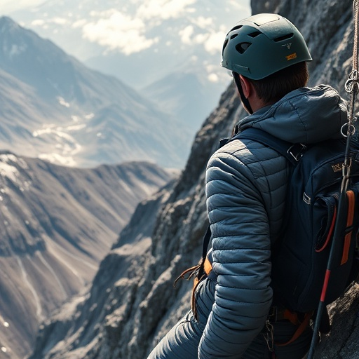 Contemplating the Peaks: A Hiker Finds Serenity on the Edge of Adventure