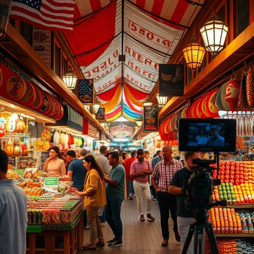 Immerse Yourself in the Vibrant Energy of a Bustling Marketplace