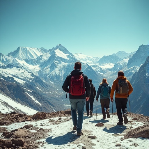 Lost in the Majesty: Hikers Conquer the Mountain’s Vastness