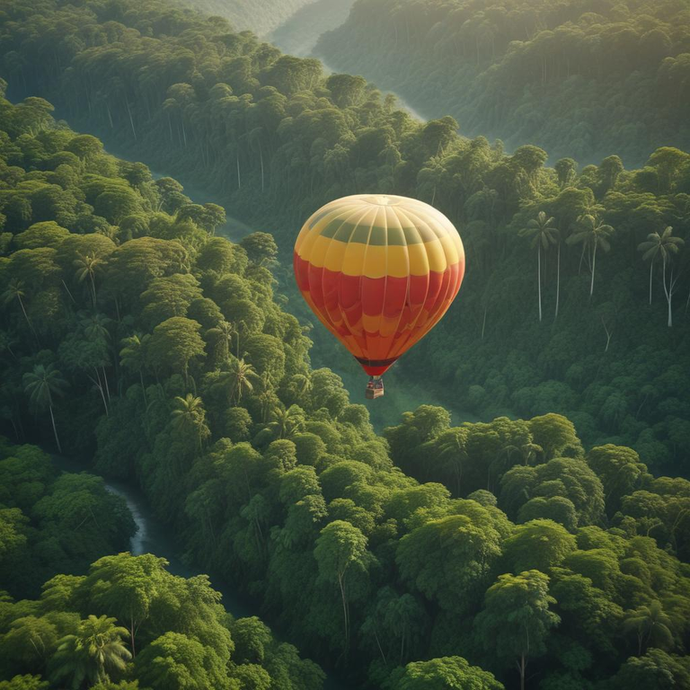 Soaring Above the Emerald Canopy