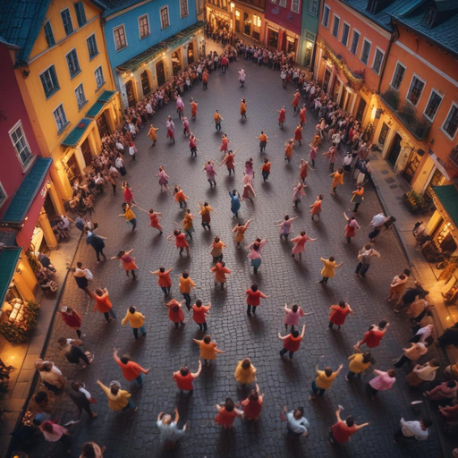 A Celebration of Life: Dancing Under the Dusk Sky