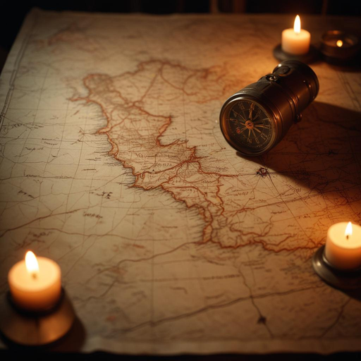 Lost in Time: A Candlelit Journey of Exploration