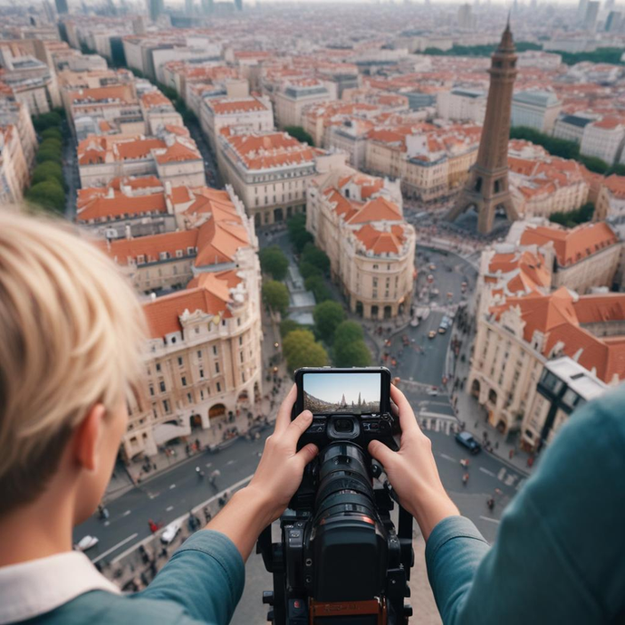 A City Unfurled: Capturing the Urban Tapestry from Above