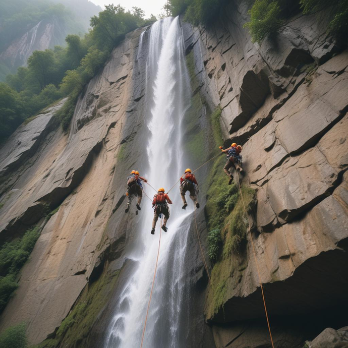 Conquering the Cascade: A Daring Descent into the Heart of the Canyon