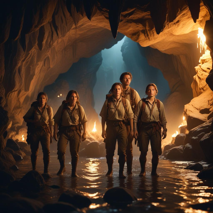 Into the Unknown: Explorers Venture Deep into a Mysterious Cave