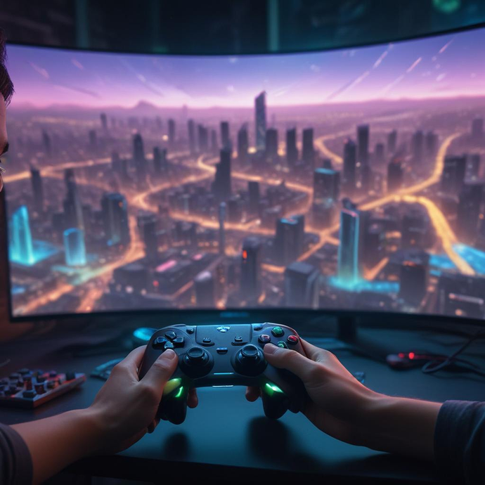 Lost in the Neon Glow: A Gamer’s Immersive Escape