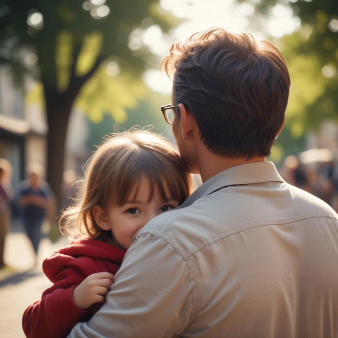 A Father’s Love, Captured in a Moment of Tenderness