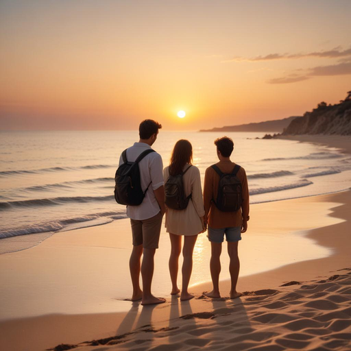 Sunset Serenity on the Beach