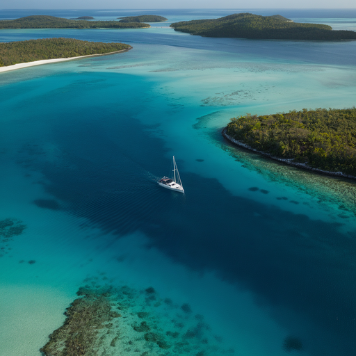 Solitude on the Lagoon: A Sailboat’s Tranquil Escape