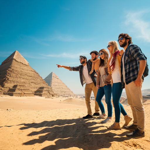 Friends Discover Wonder at the Pyramids of Giza