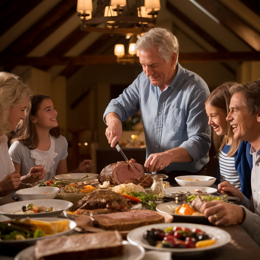 The Heart of the Home: A Family Meal Filled with Joy