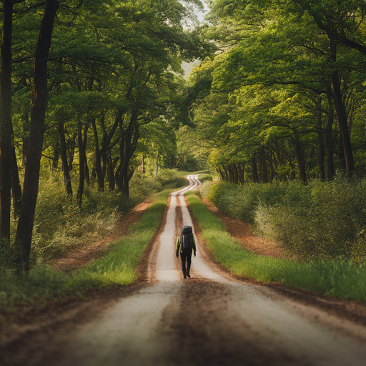 Tranquil Journey Through the Forest